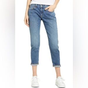 Rag & Bone Dre Low-Rise Slim Boyfriend Jeans – Jagger Wash, Size 26 NWT